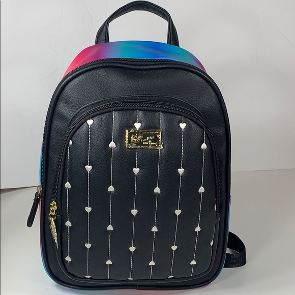 Betsey Johnson Bags Bj Rainbowhearts Backpack Nwt Poshmark